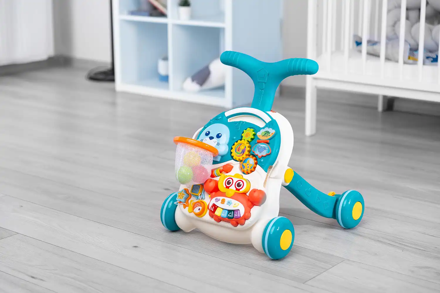 Ходунки 2 в 1 Caretero Spark Turquoise
